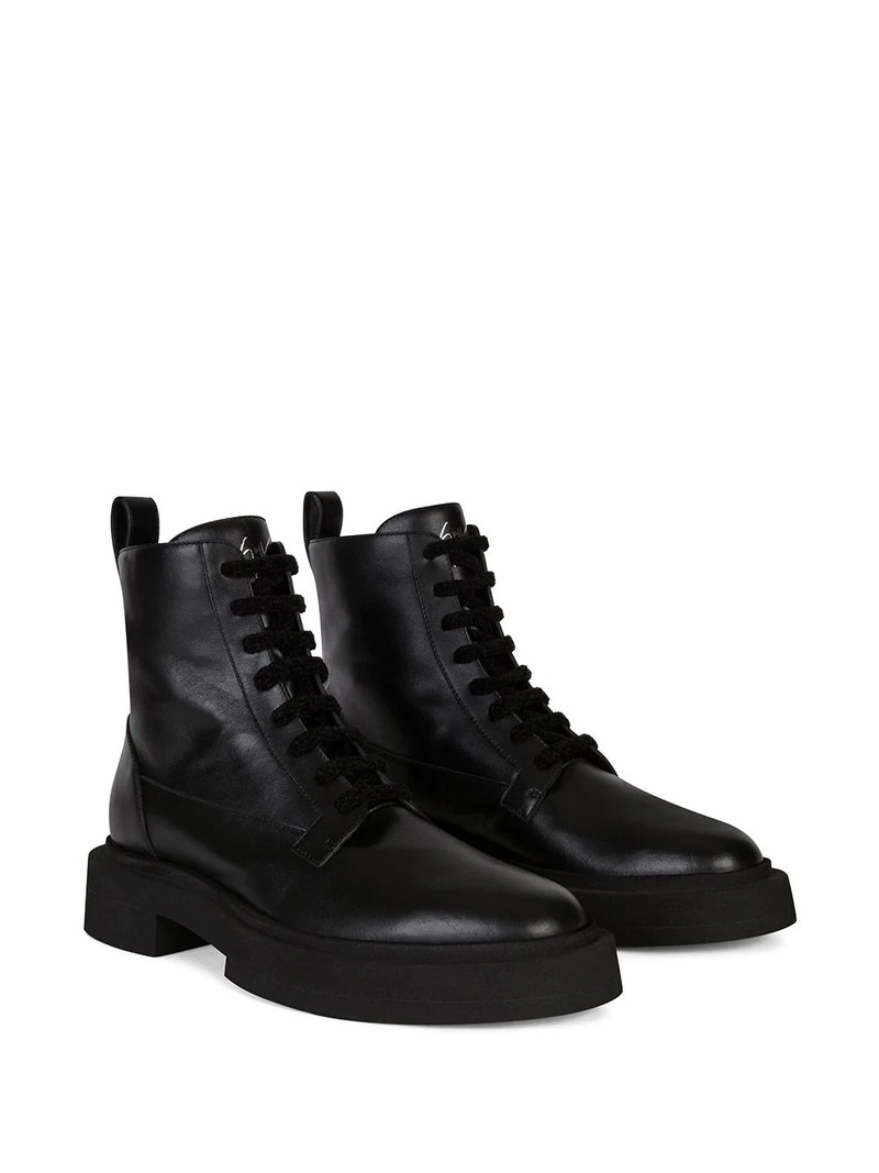 Giuseppe Zanotti lace-up combat boots outlook