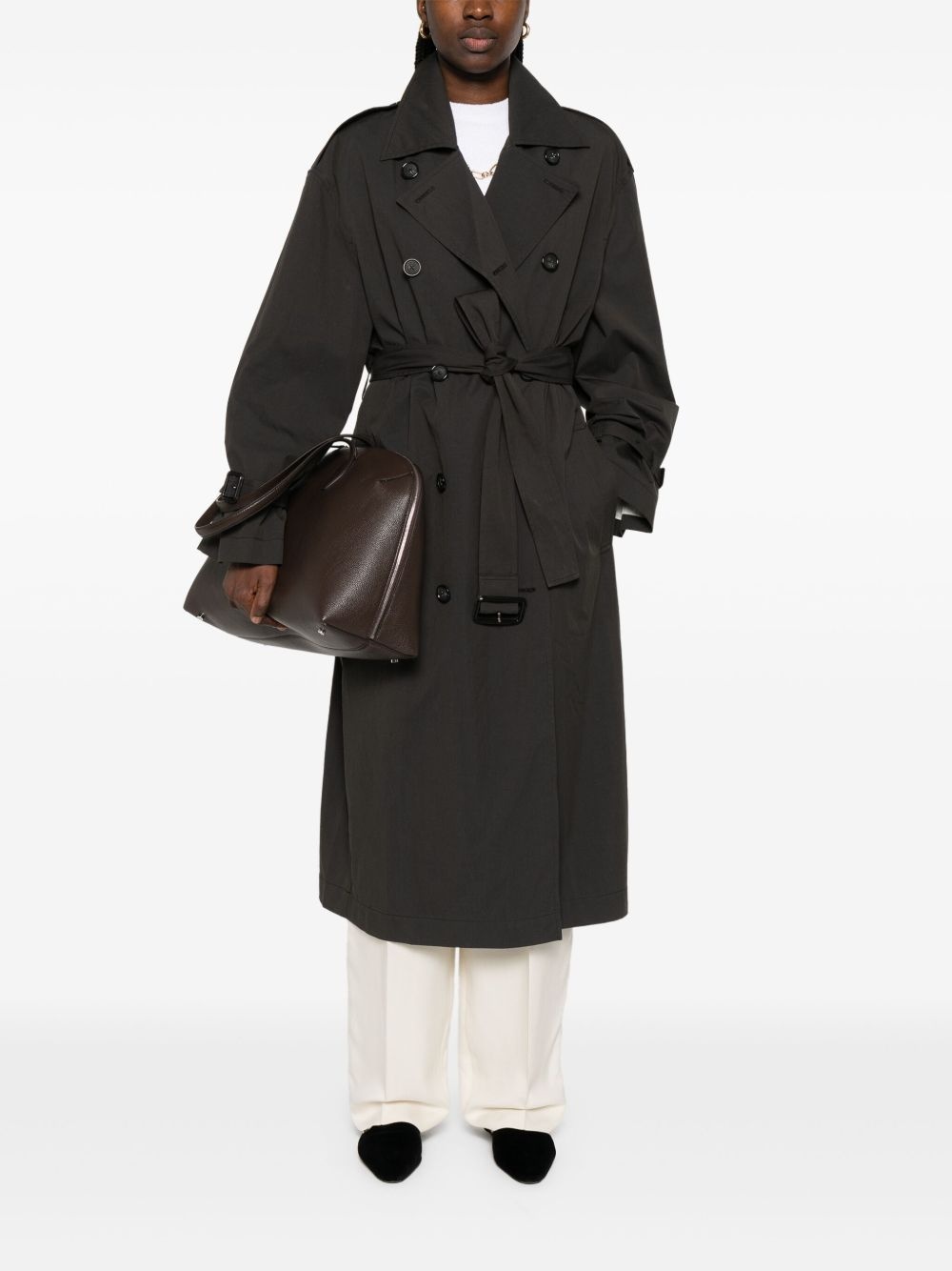 crisp summer trench coat - 2