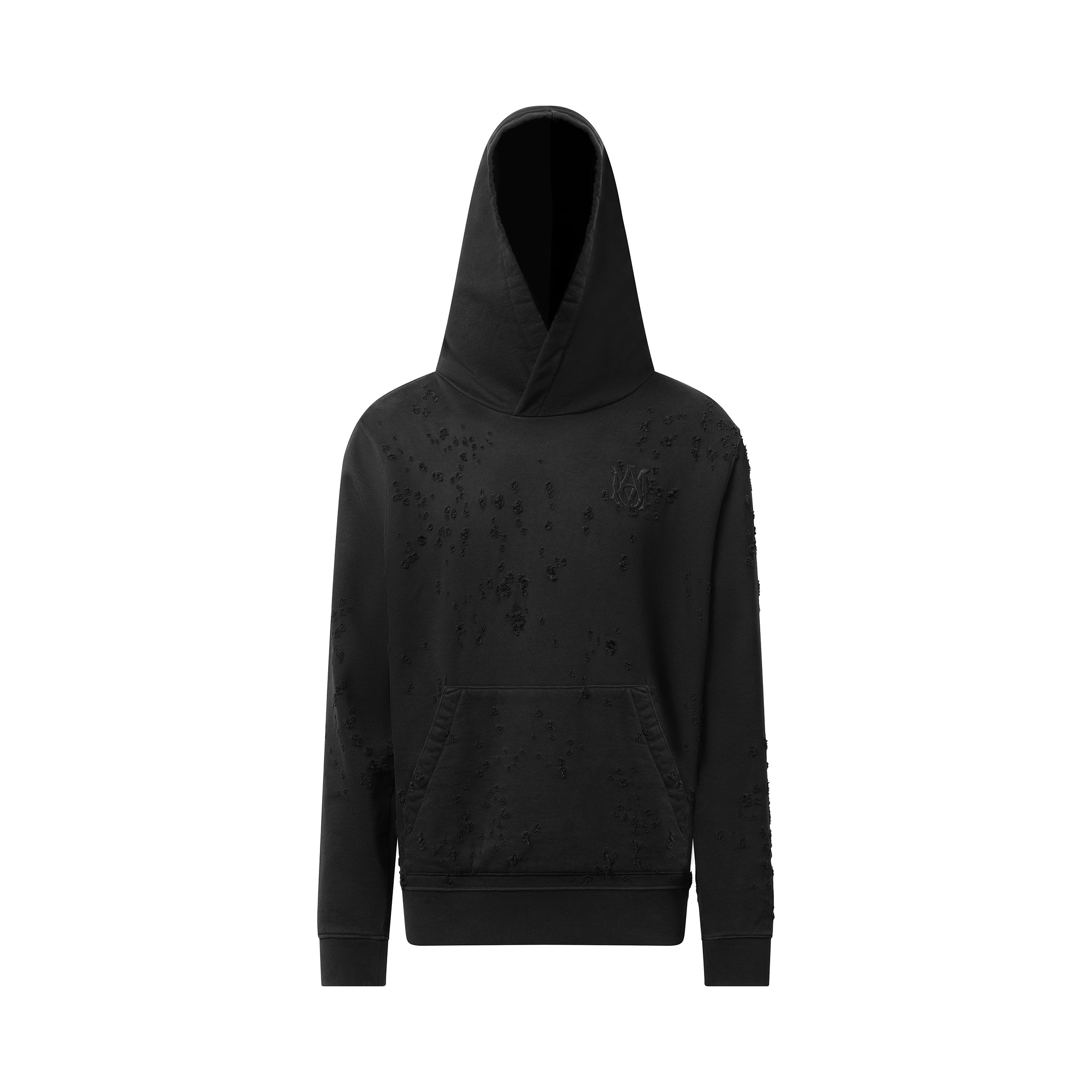 MA Shotgun Embroidered Hoodie in Black - 2