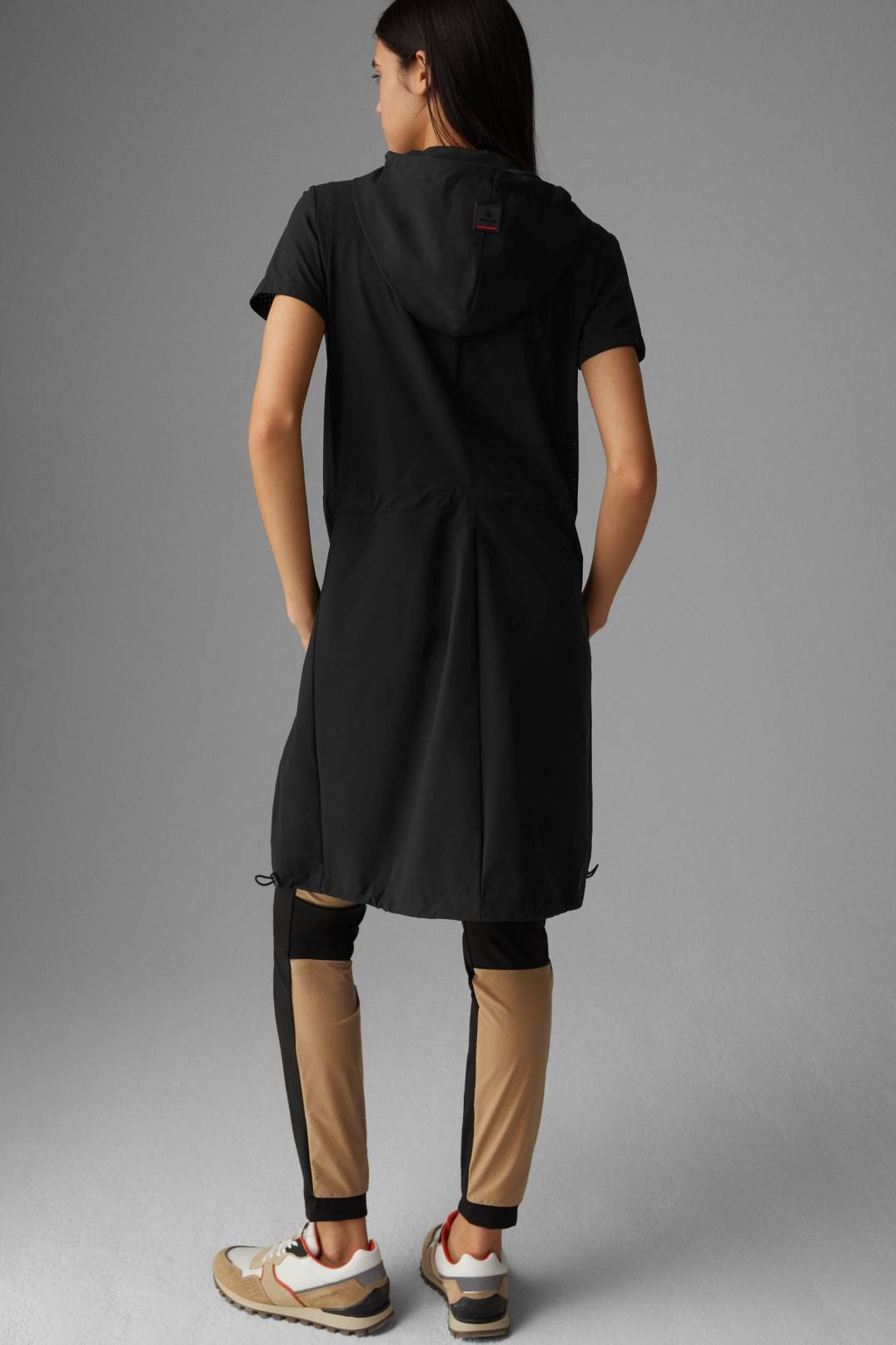 VALENTINA FUNCTIONAL DRESS IN BLACK - 3