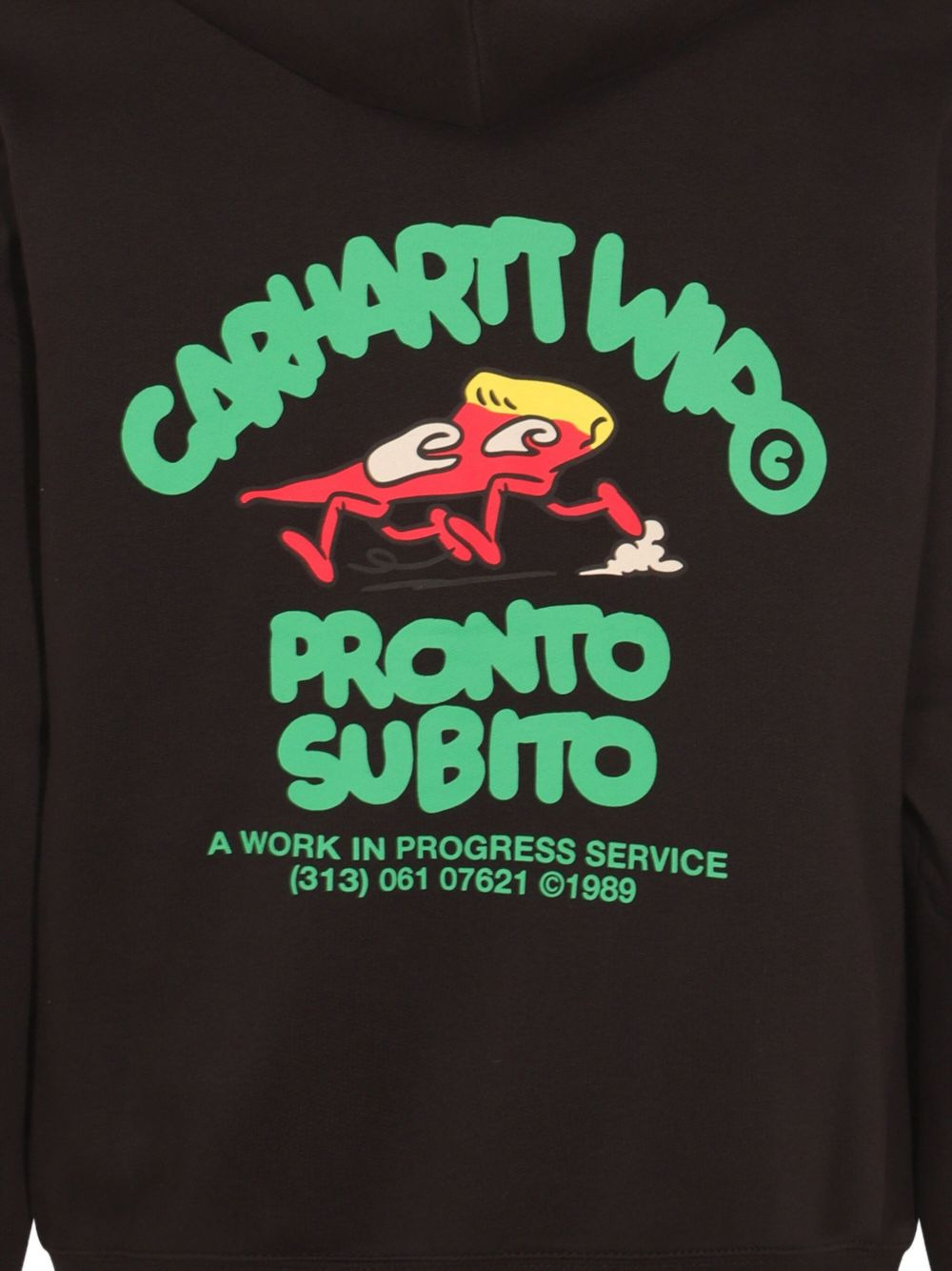 logo-print zip-up hoodie - 3