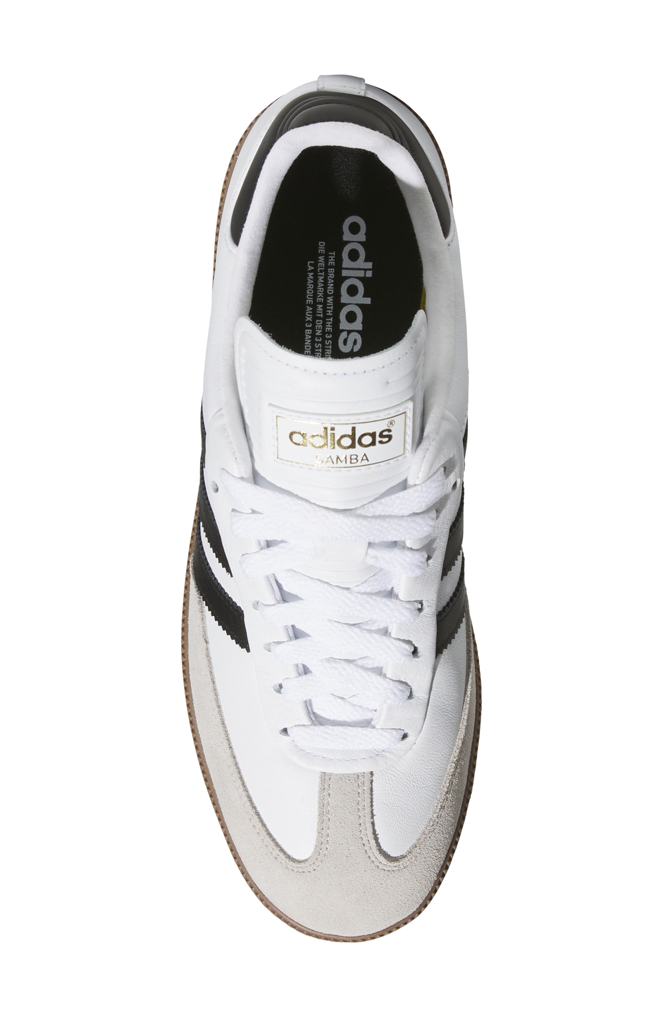 adidas Samba Lux Spikeless Golf Shoe in Ftwwht/cbl at Nordstrom - 4