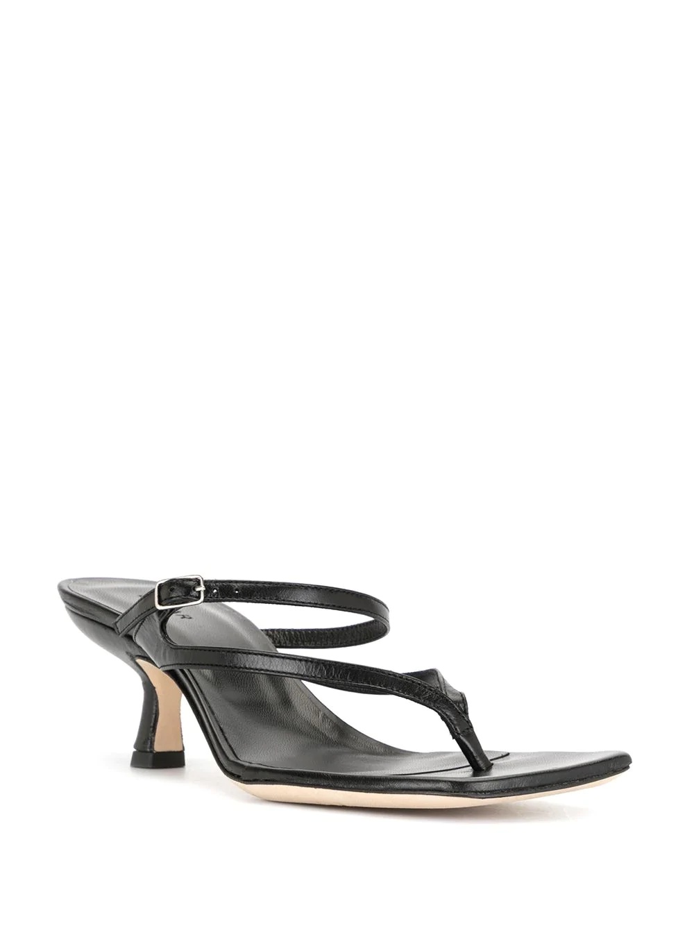 Desire creased-leather sandals - 2