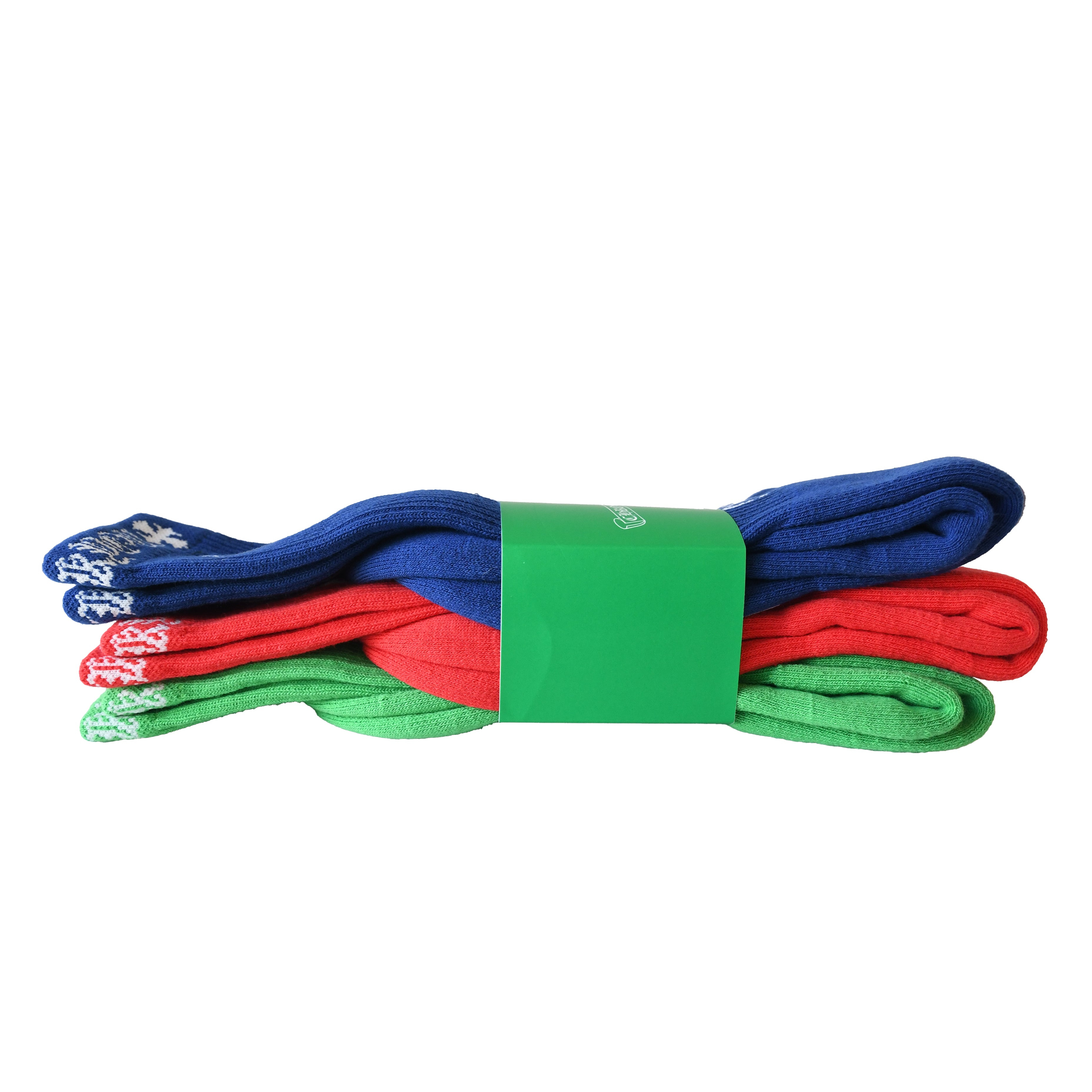 Chrome Hearts CH Socks 3-Pack Set Blue Red Green - 3