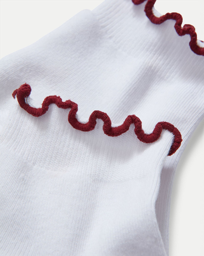 RUFFLE CREW SOCK 3