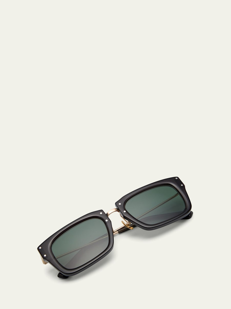 JACQUEMUS Les Lunettes Soli Acetate Rectangle Sunglasses outlook
