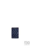 Fendi Denim-Effect Ff Jacquard Bi-Fold Wallet - 1