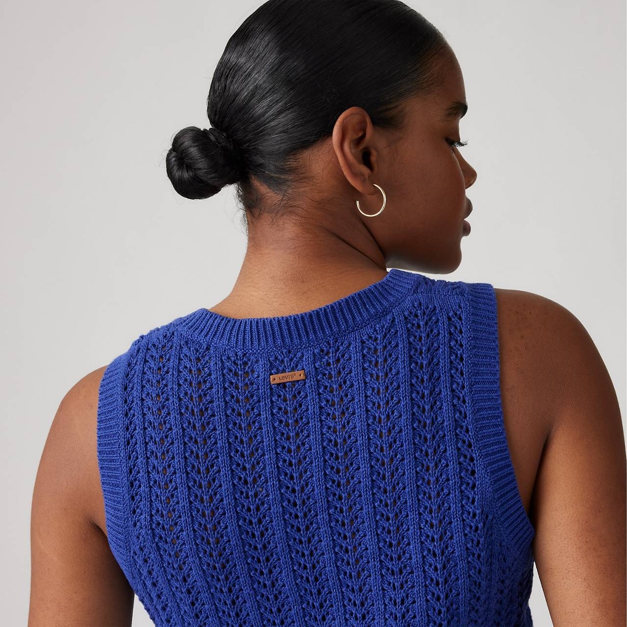 SUNRISE COTTON LINEN CROCHET TANK TOP - 5