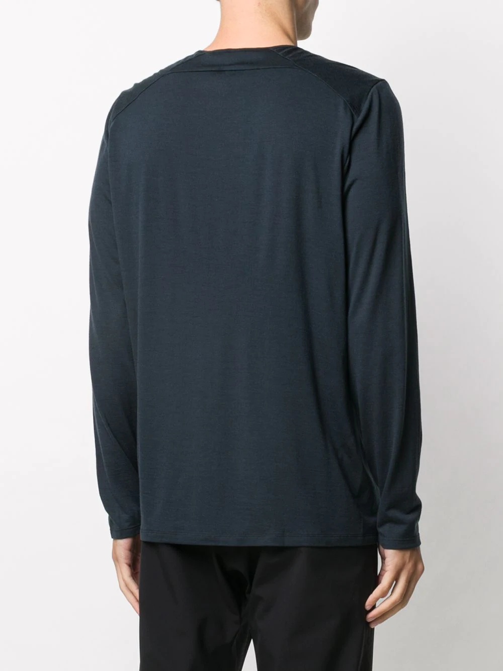 crew neck knitted top - 4