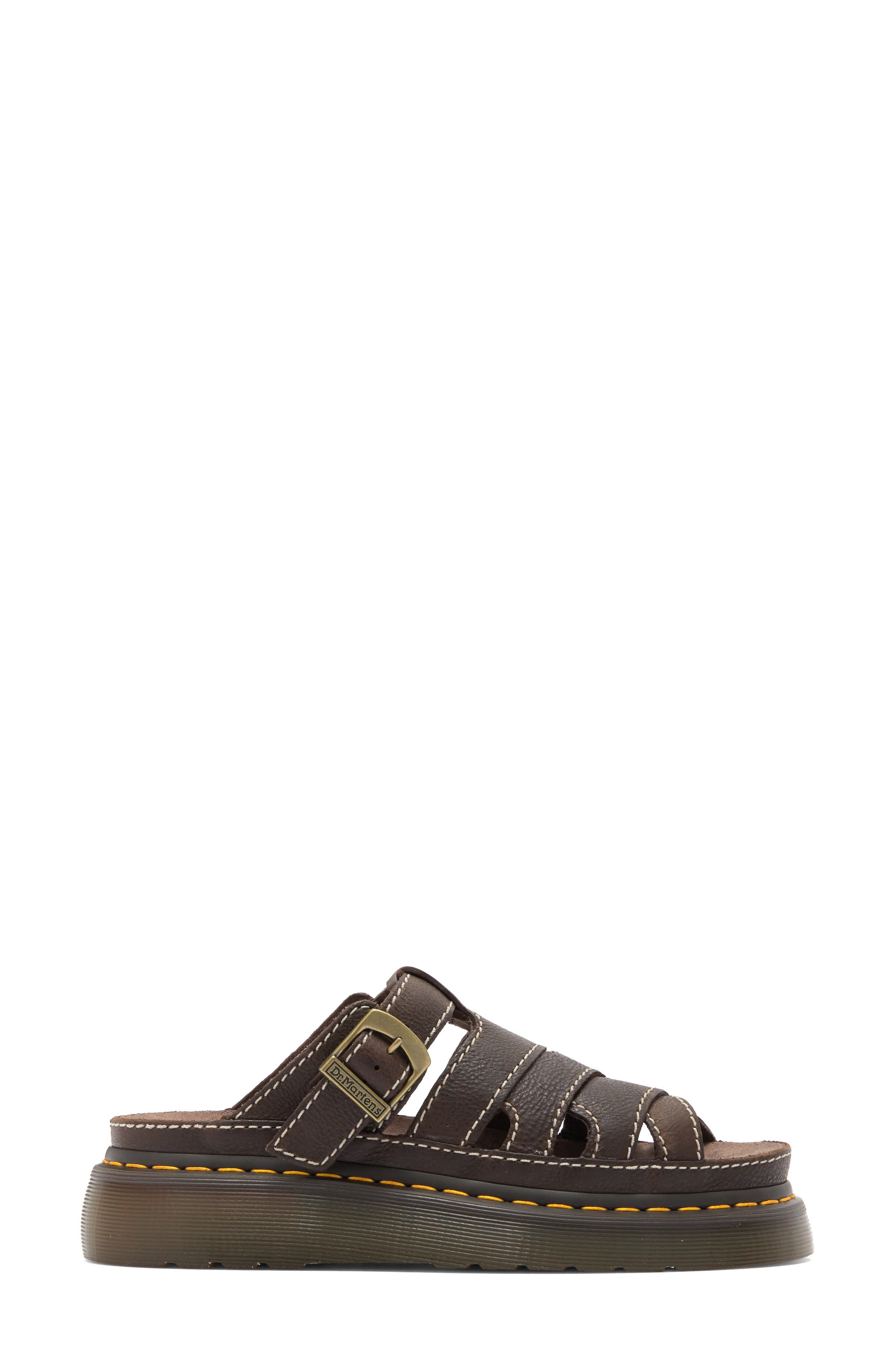 Dr. Martens Maxxy Slide Sandal in Kelp Brown at Nordstrom - 3