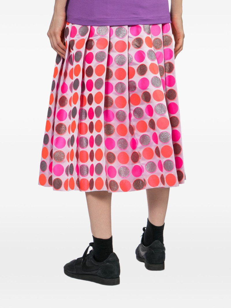 polka dot pleated skirt 4