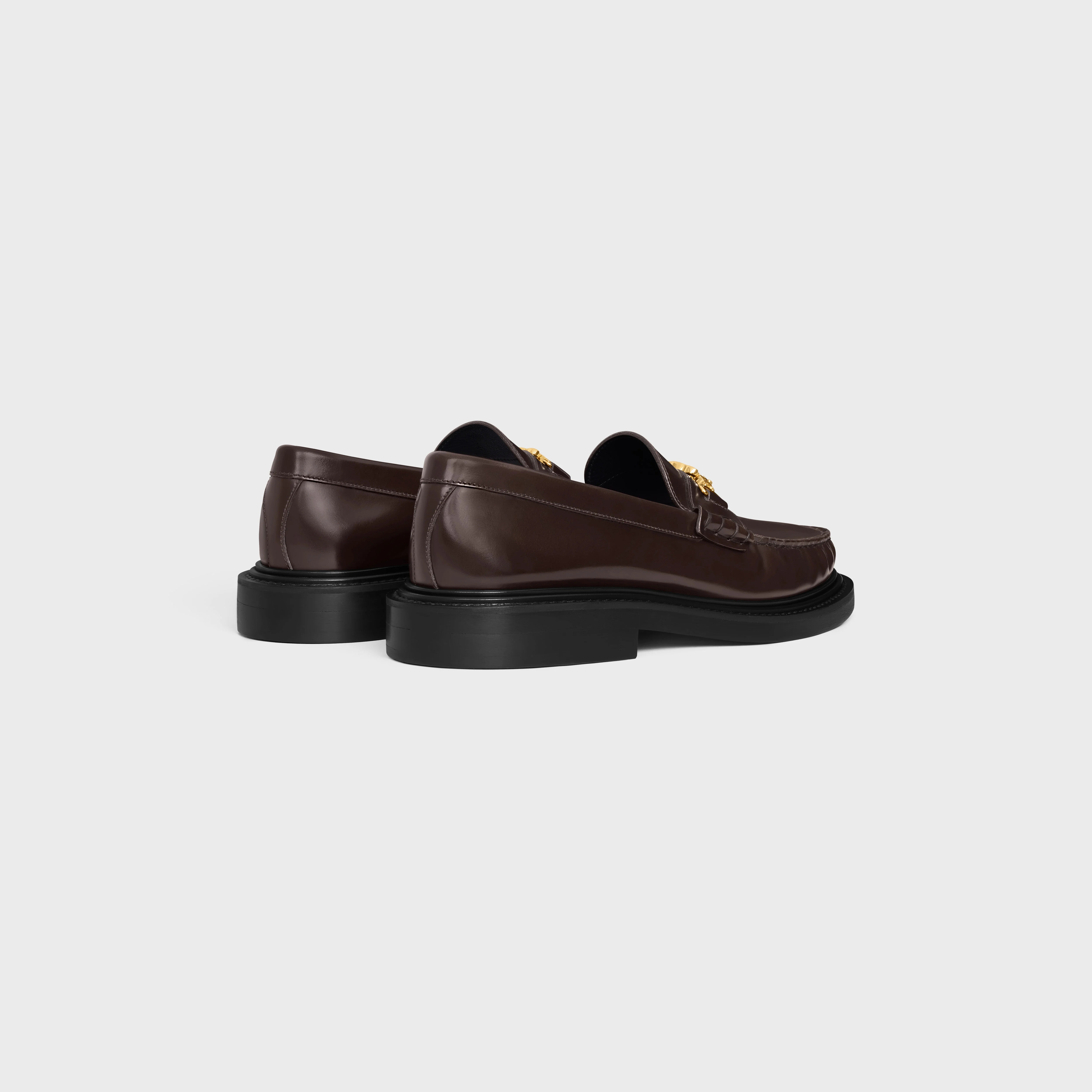CELINE UNIVERSITÉ TRIOMPHE CHAIN LOAFFER in POLISHED BULL - 3