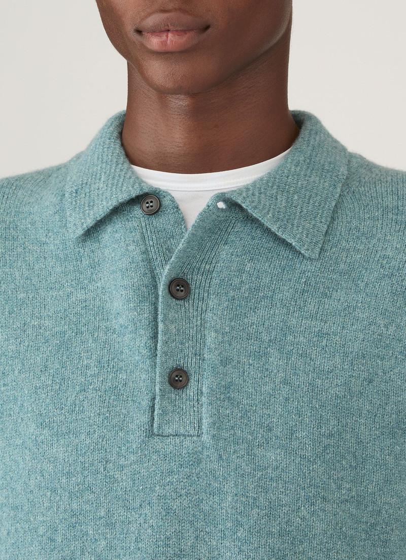 Lambswool Polo Shirt 6