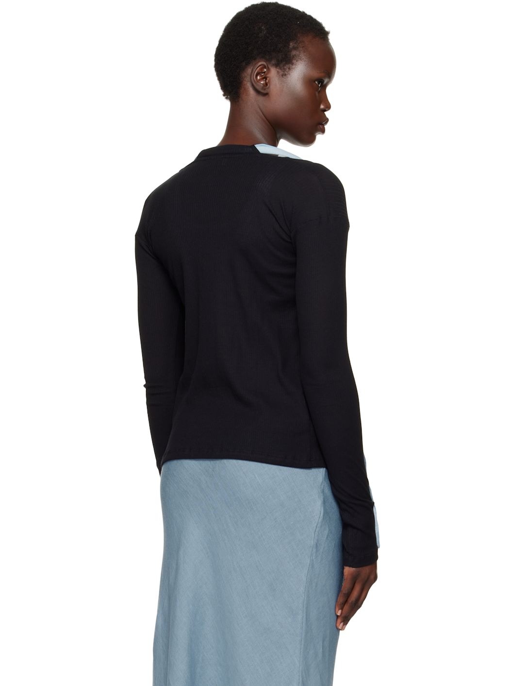 Black & Blue Circ Cardigan - 3