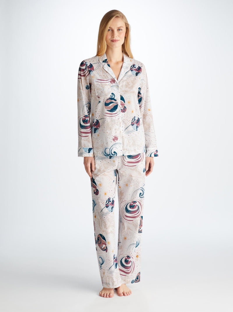 Women's Pyjamas Ledbury 76 Cotton Batiste White - 3