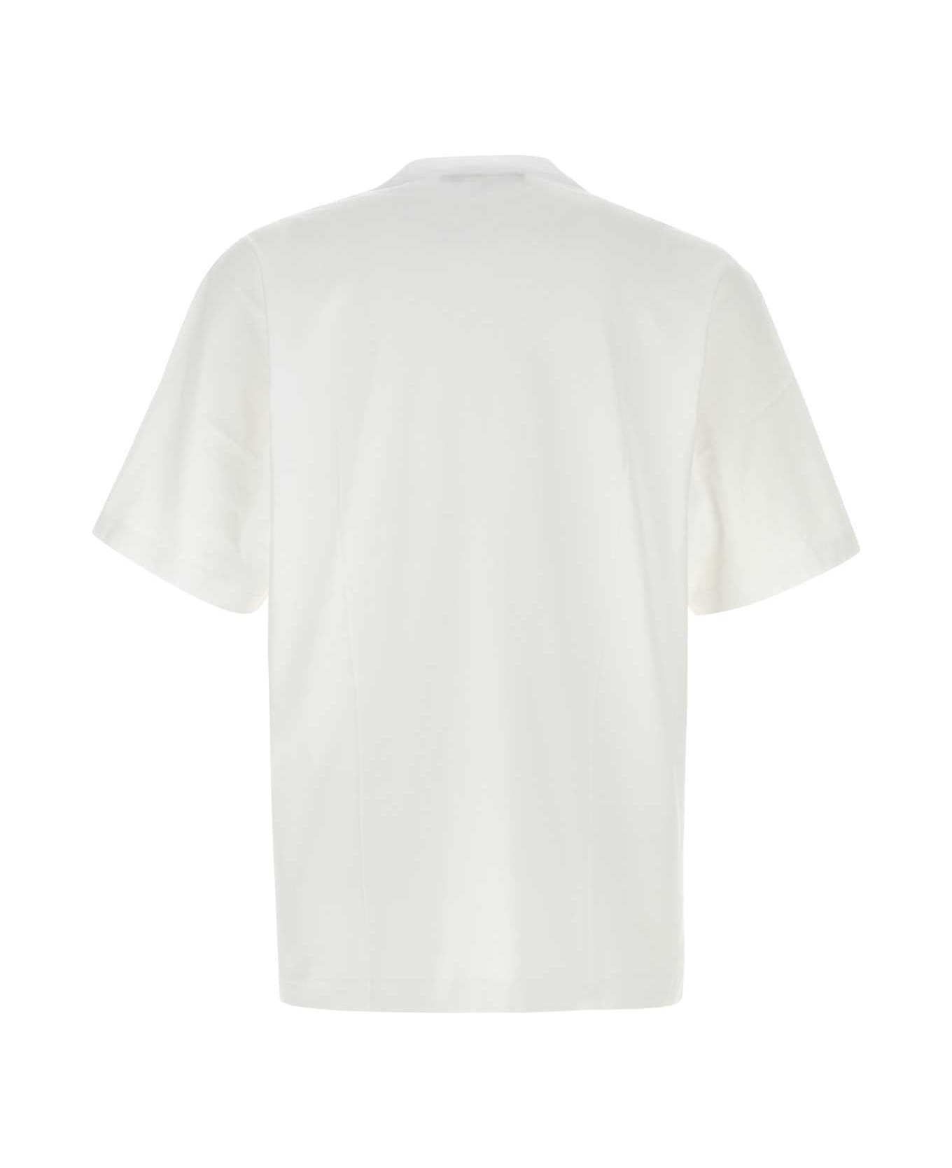 White Cotton T-shirt - 2