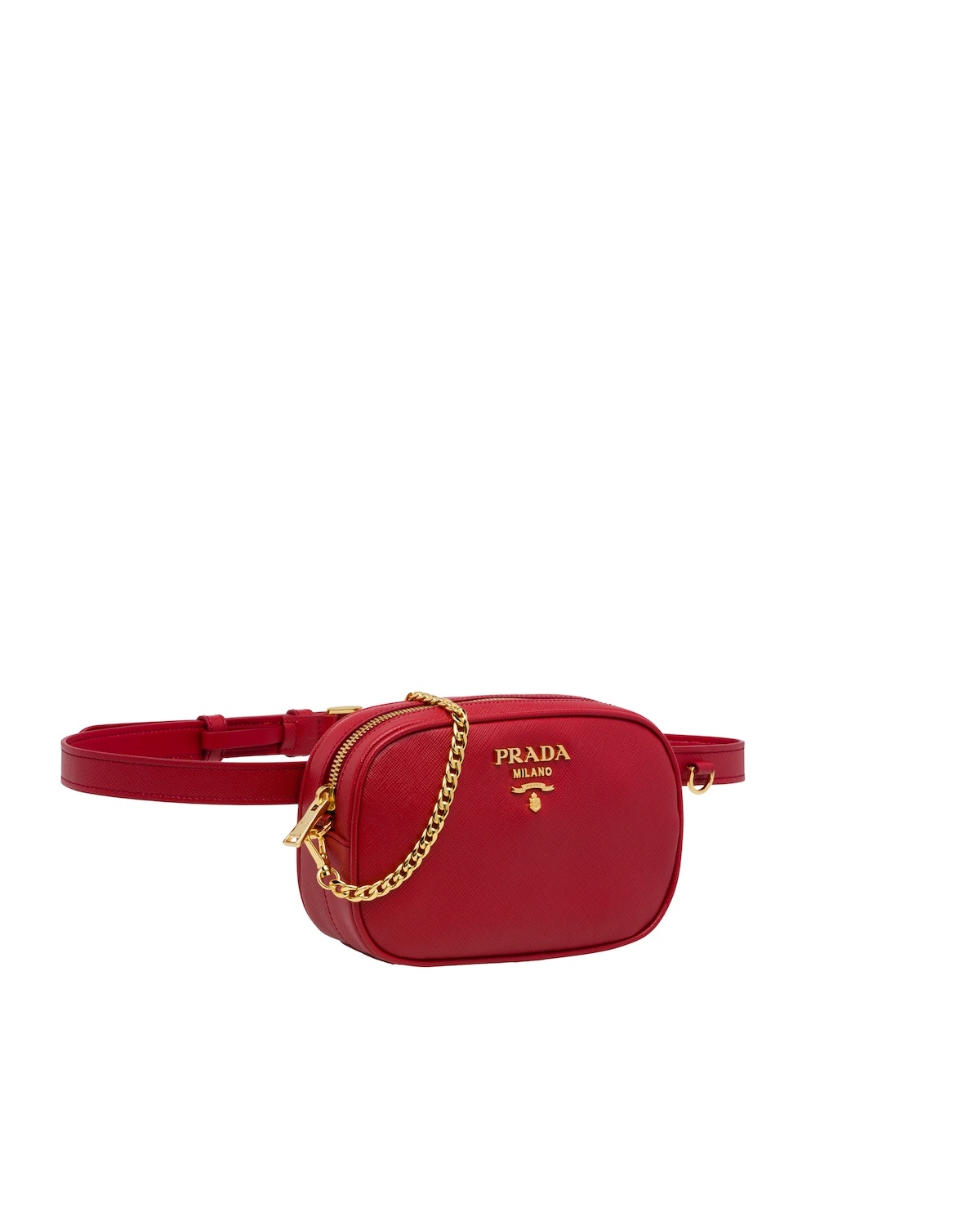 Saffiano leather belt bag - 3