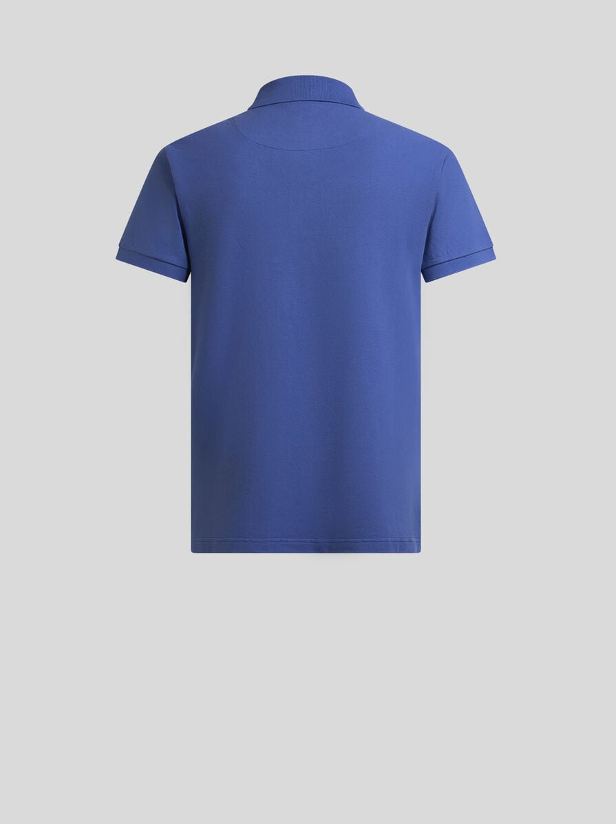 COTTON POLO SHIRT WITH PEGASO - 5