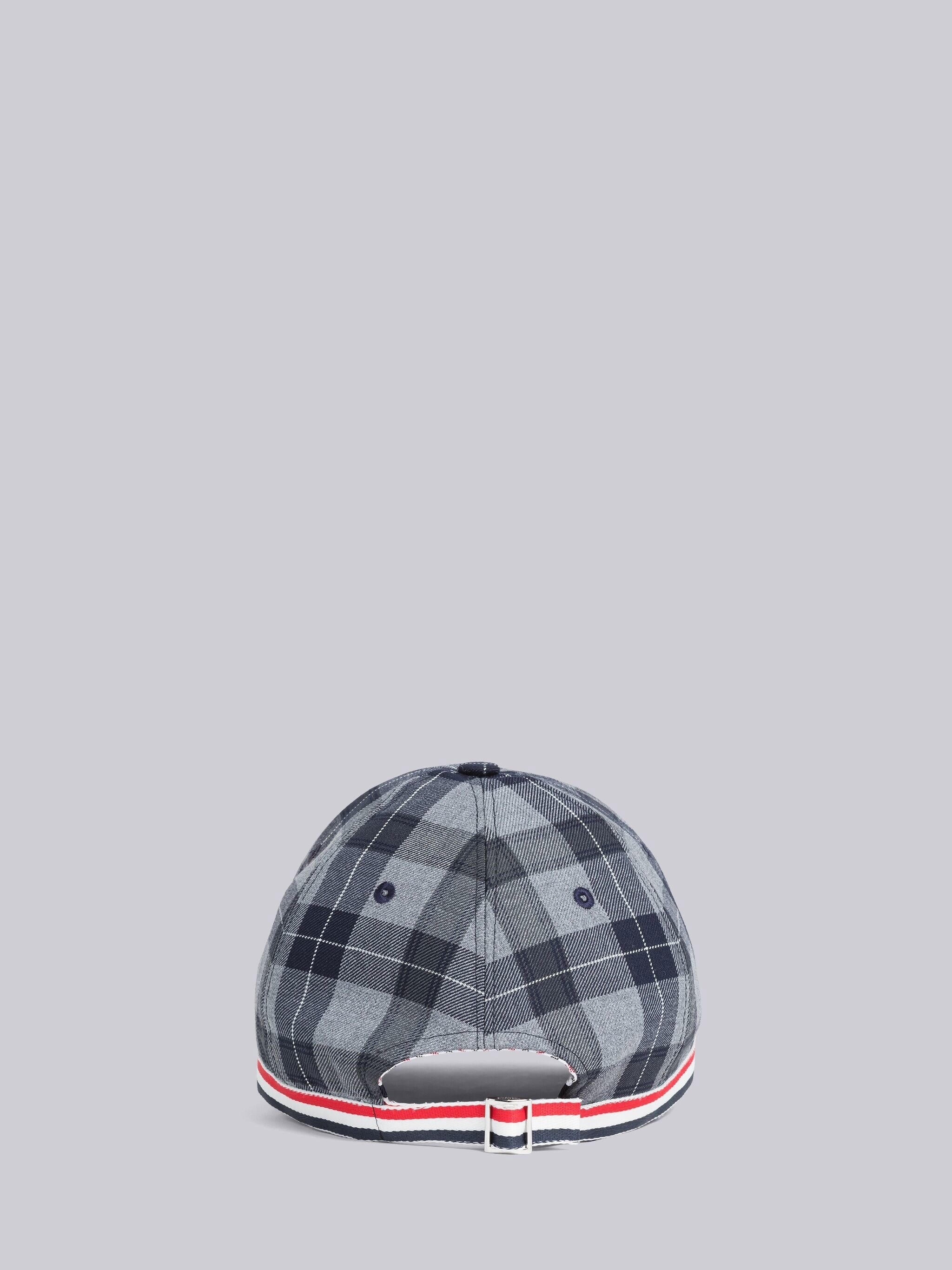 Tartan School Uniform Twill 6-Panel Baseball Cap - 4