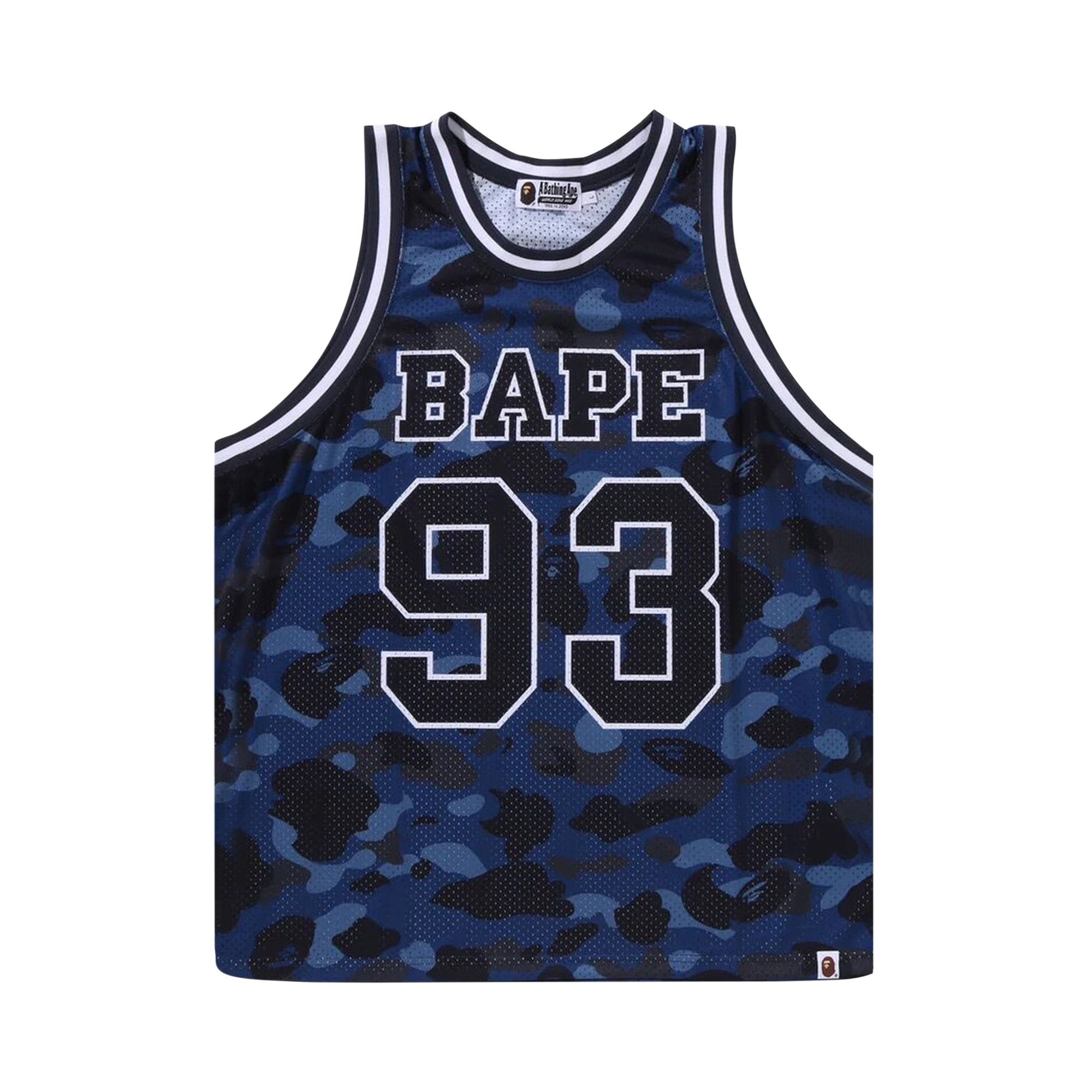 BAPE Color Camo Basketball Tank Top 'Navy' - 1