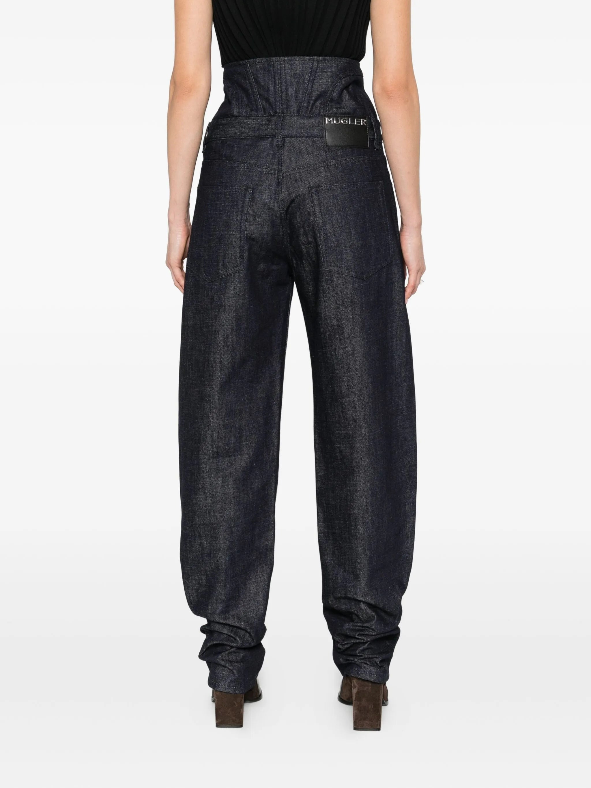 corset-waist jeans - 4