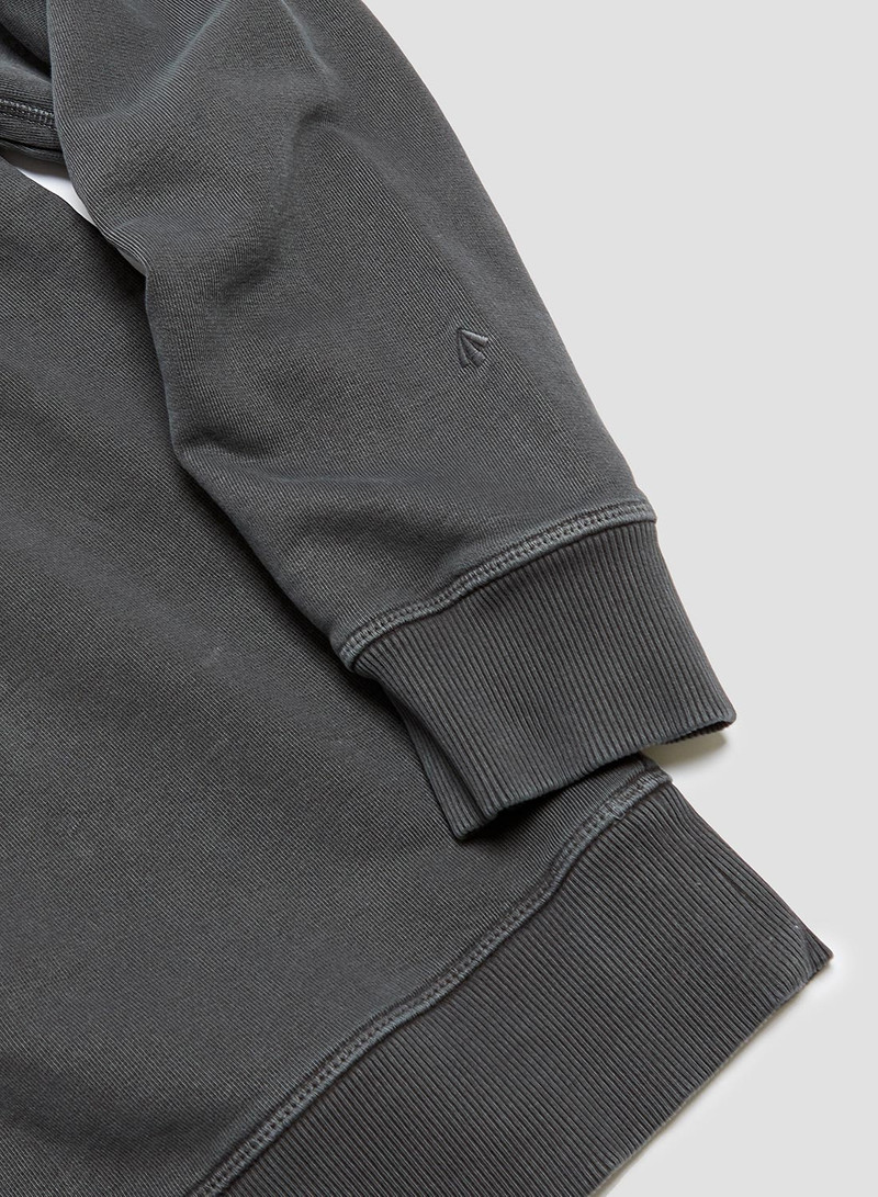 Embroidered Arrow Crew in Black 5