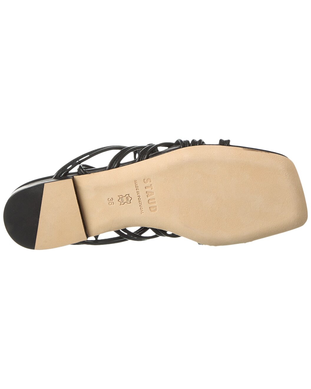 STAUD Adeline Lace-Up Leather Sandal - 4