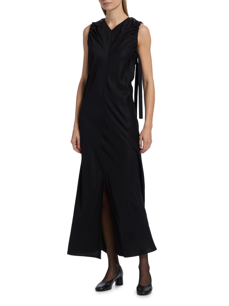 Women's Ruched Relaxed-Fit Maxi Dress - Black 3