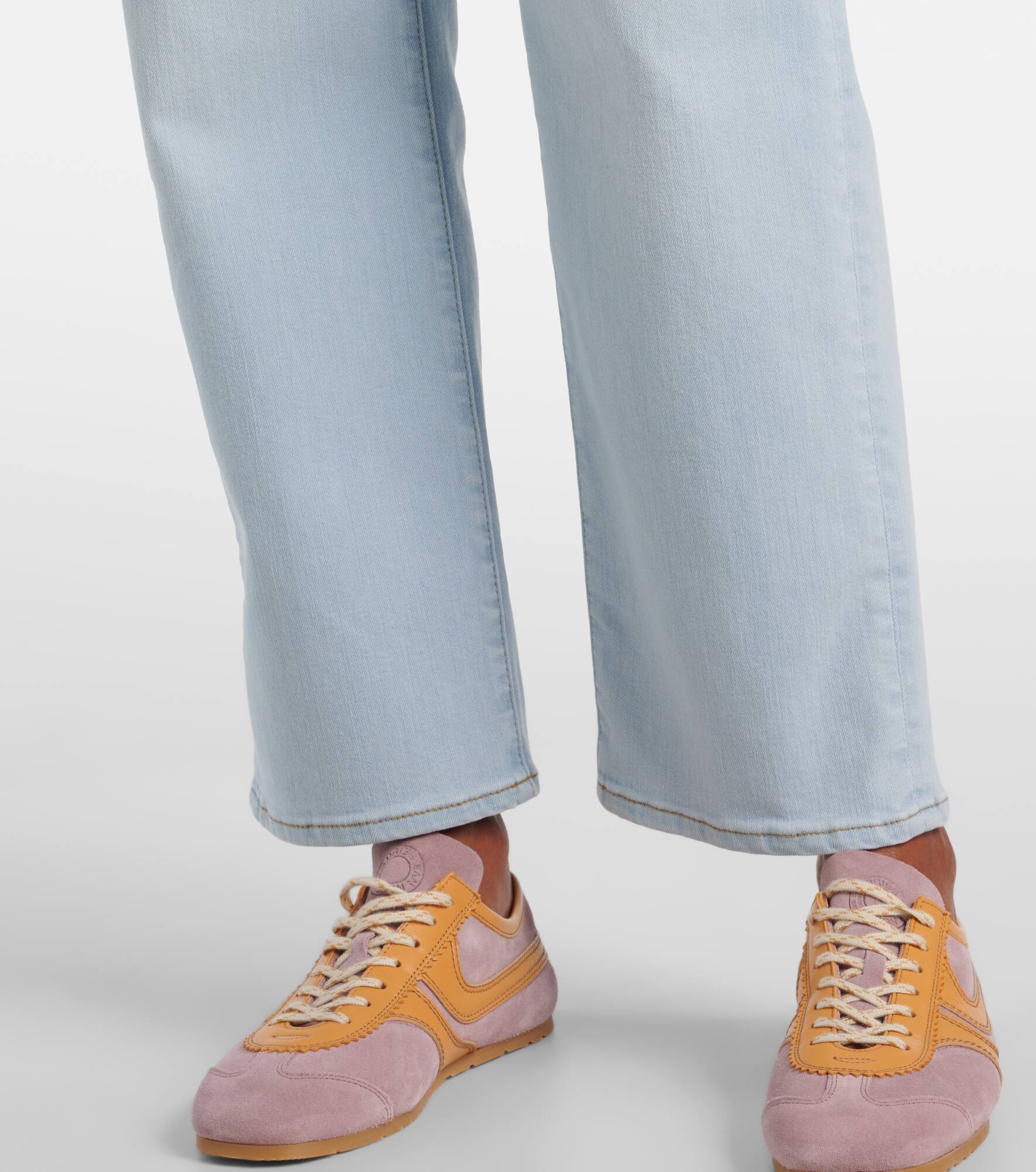 Le Sleek high-rise straight jeans - 5