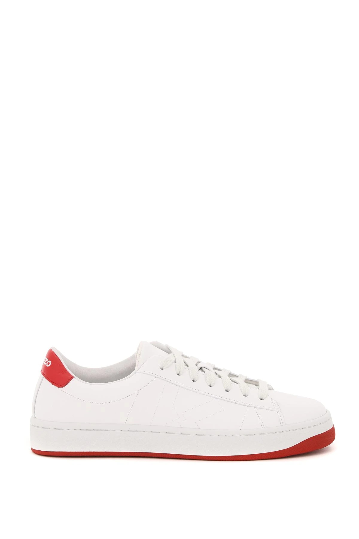 KENZO KOURT LEATHER SNEAKERS - 1