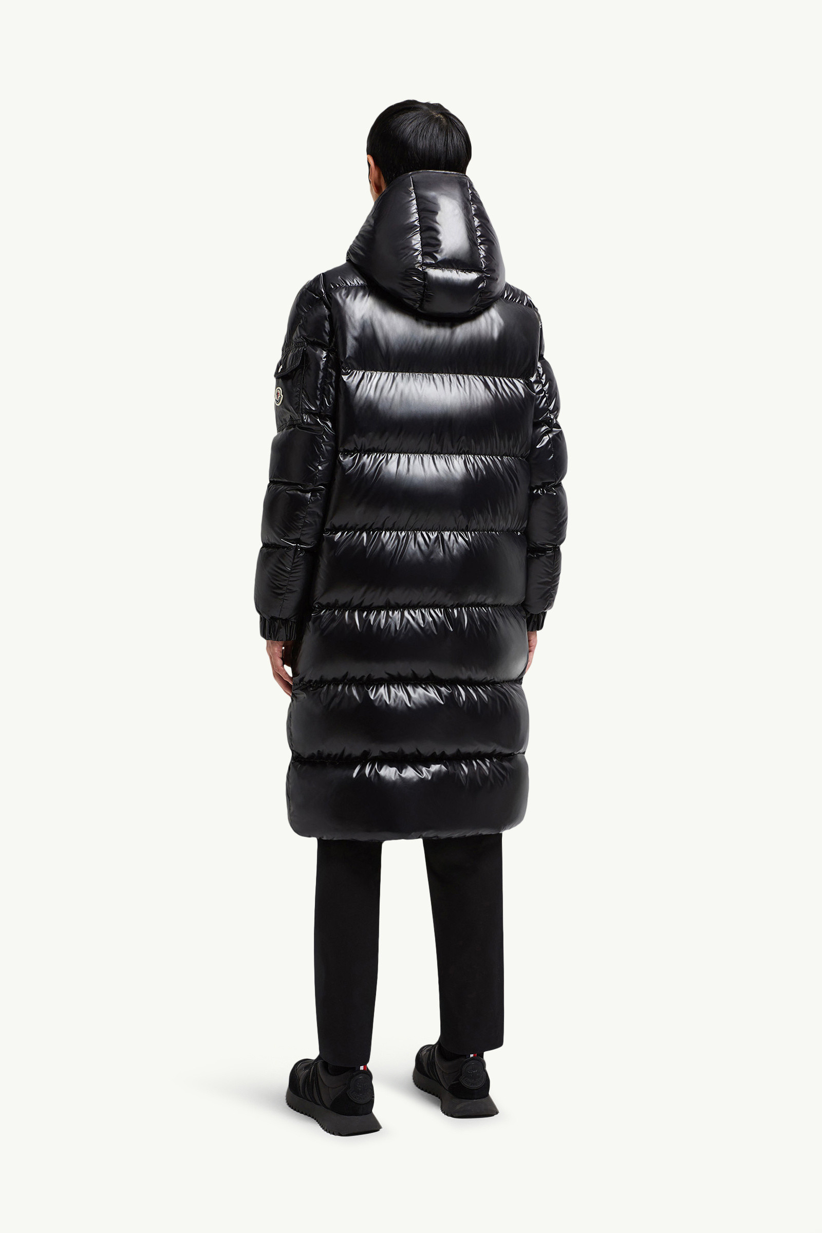 Hanoverian Hooded Square-Quilted Long Down Jacket - 5