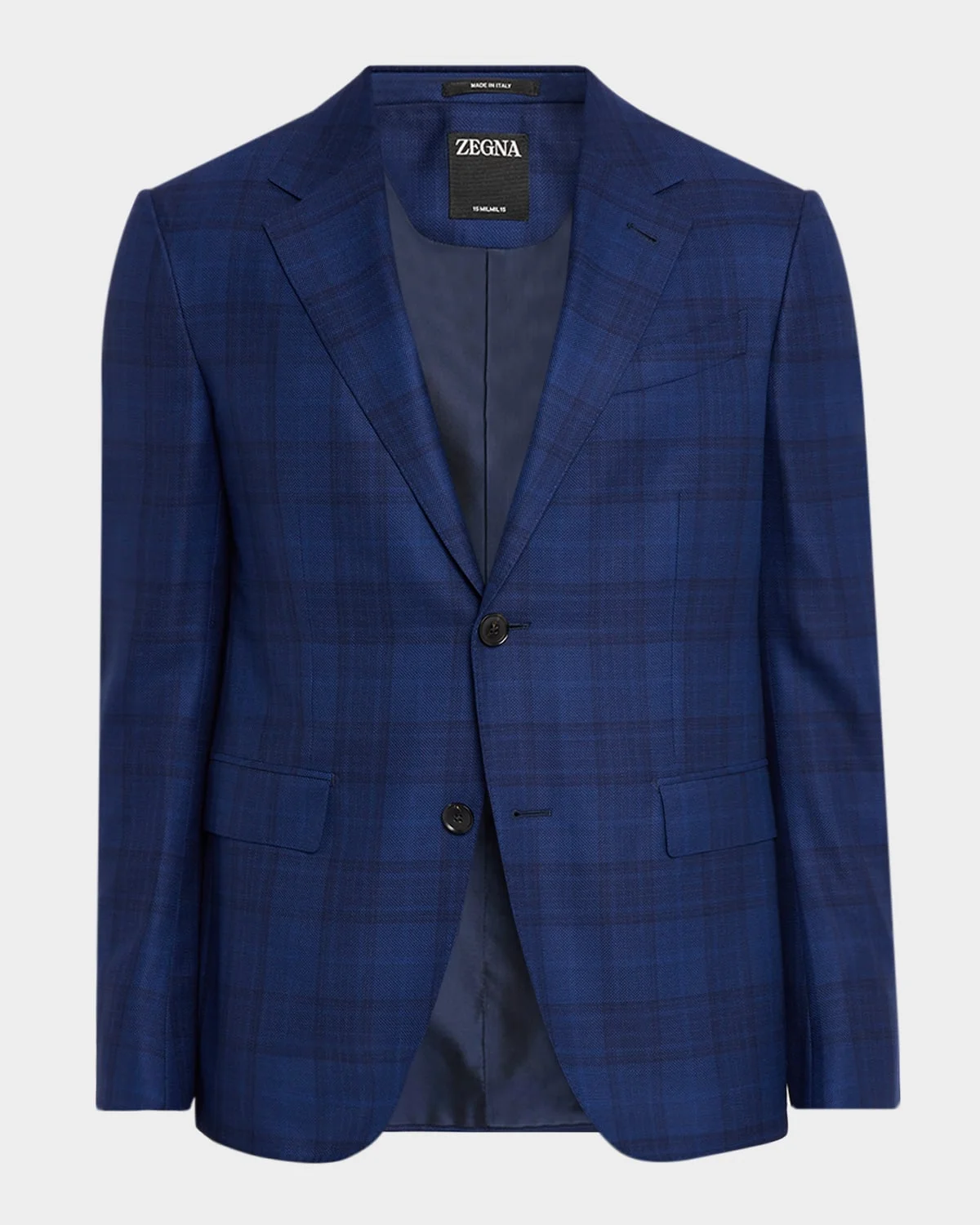Men's 15milmil15 Wool Plaid Single-Breasted Sport Coat - 1