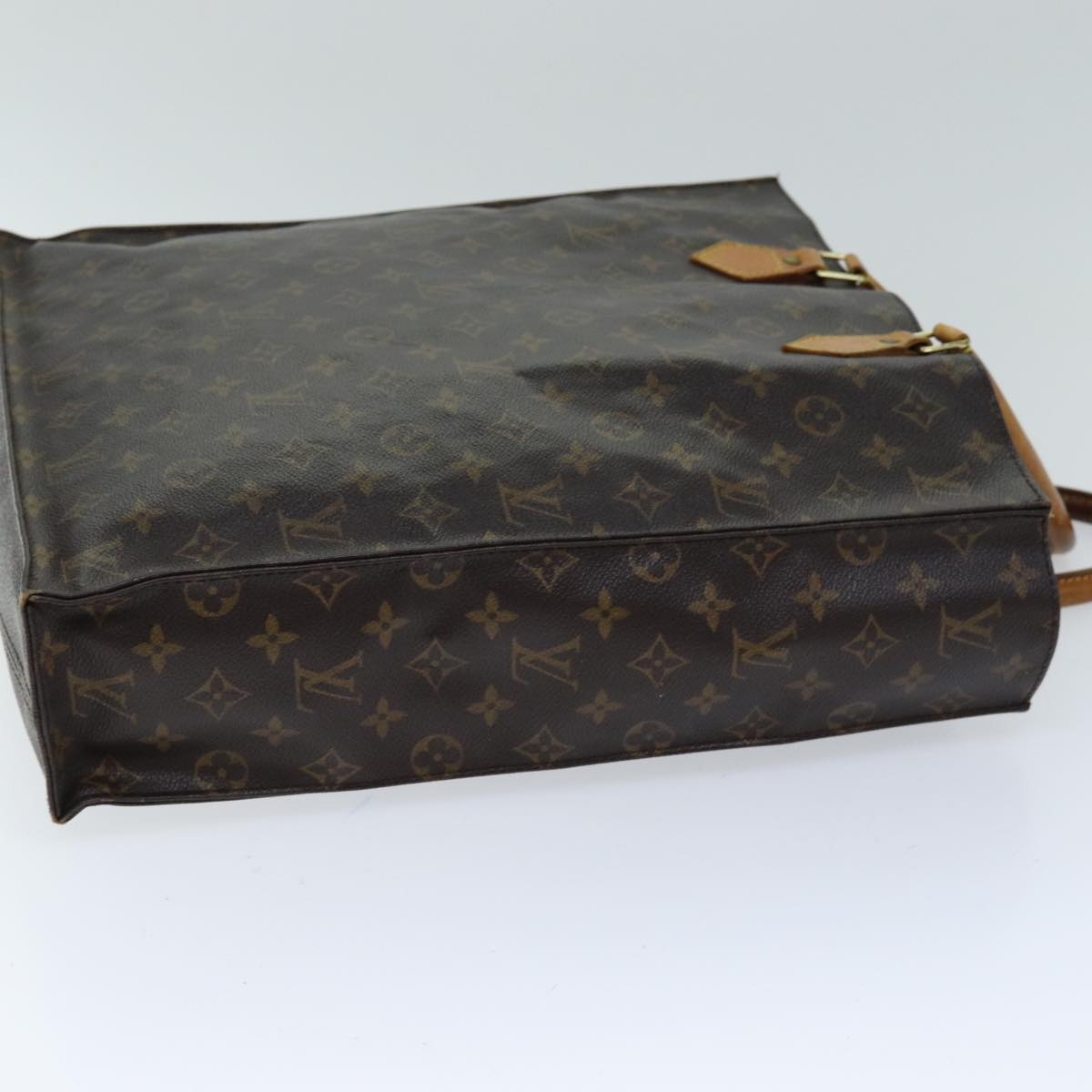LOUIS VUITTON Monogram Sac Plat Hand Bag M51140 - 3