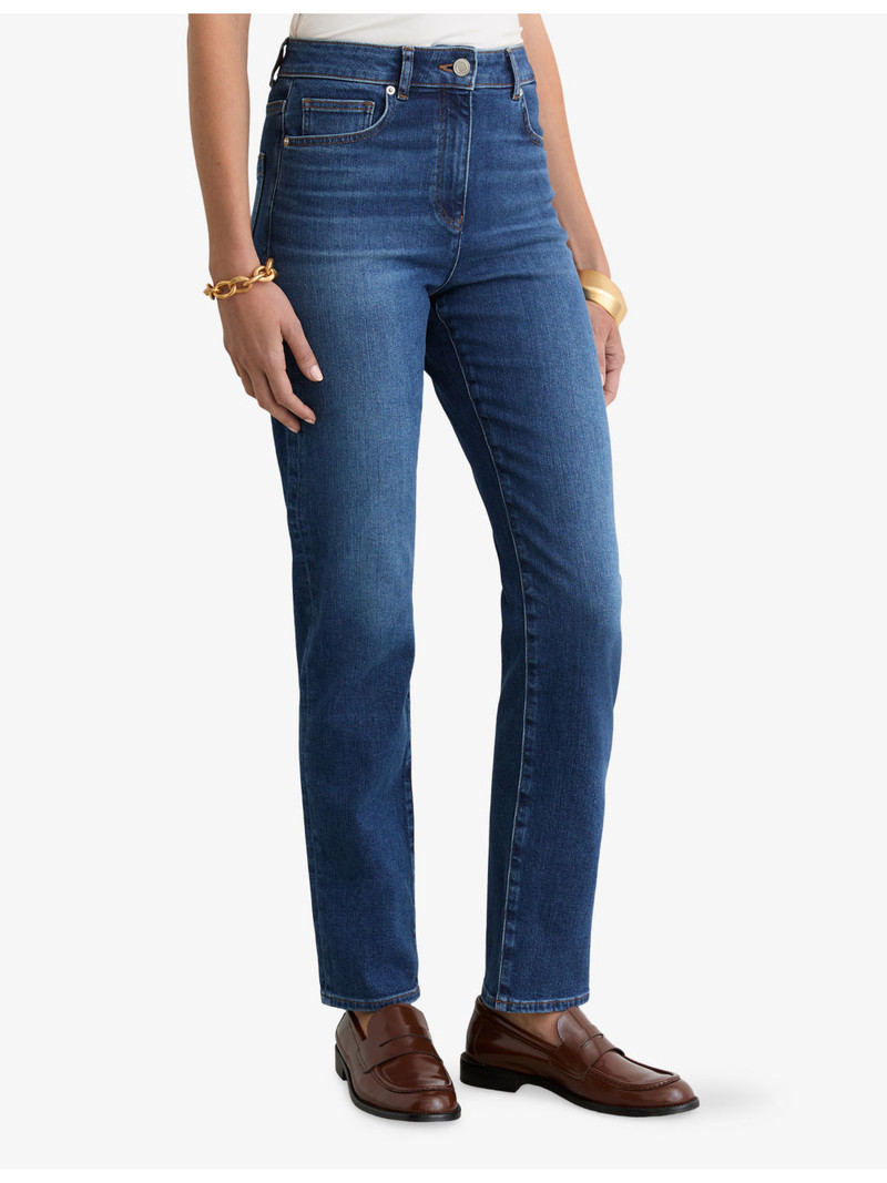 Isabel Slim-Leg Mid-Rise Stretch-Denim Jeans 3