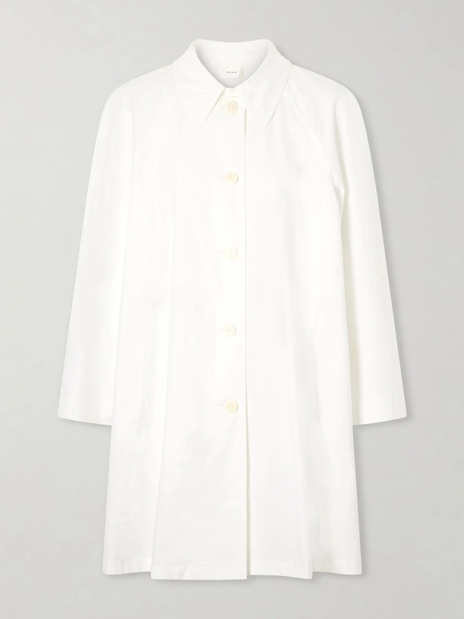 Hawkins cotton-poplin coat White - 1