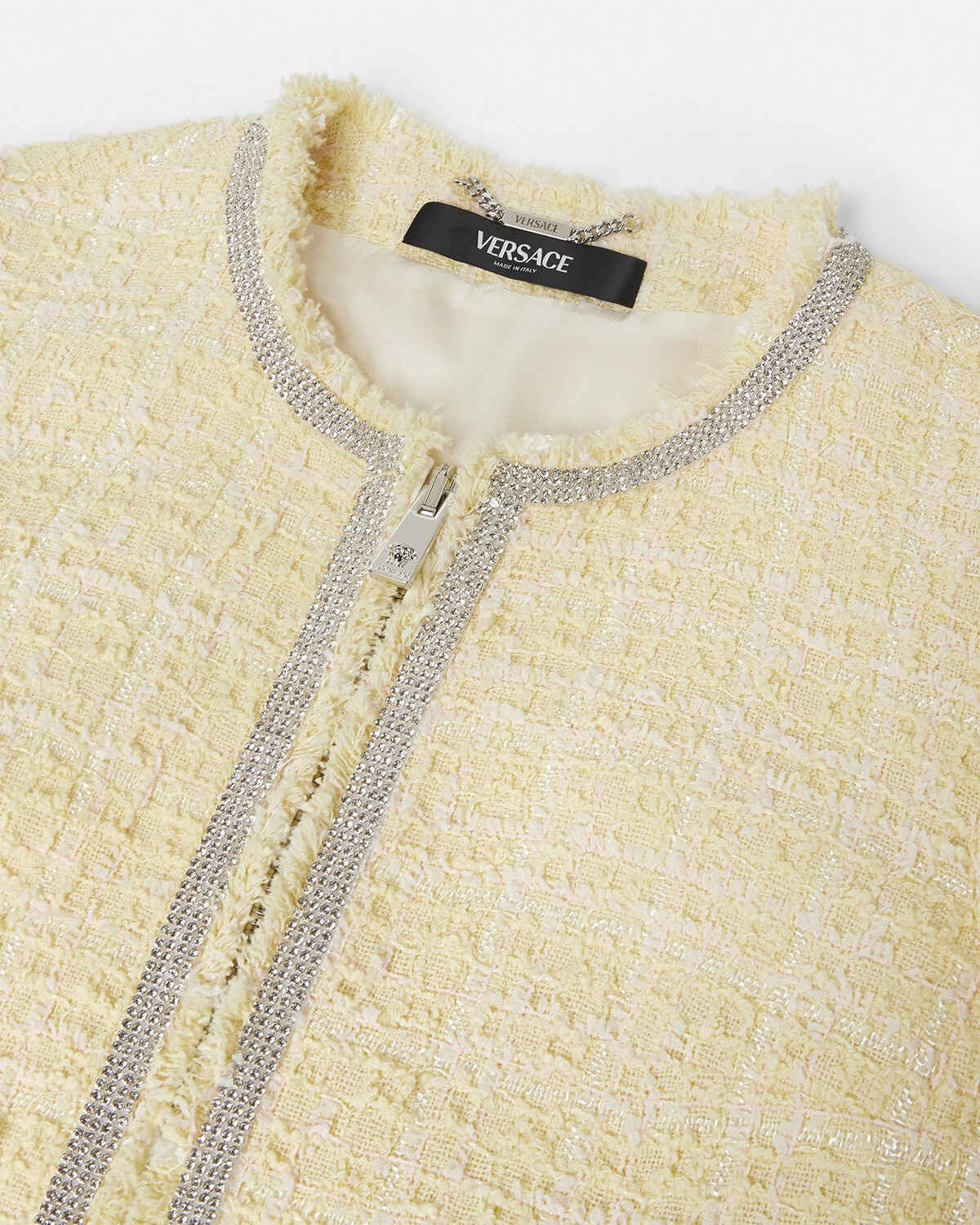 Crystal Tweed Cardigan Jacket - 2
