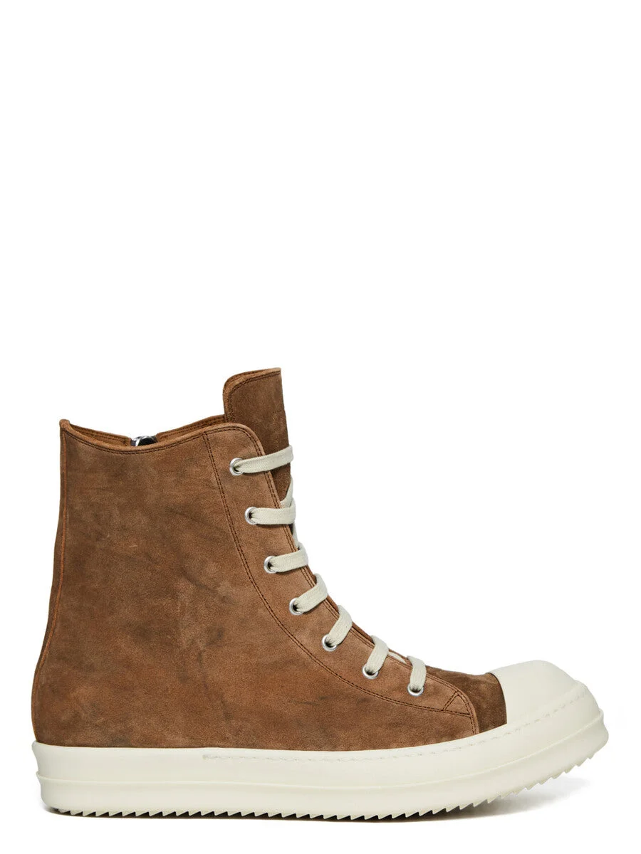 Temple lace-up zip sneakers - 1