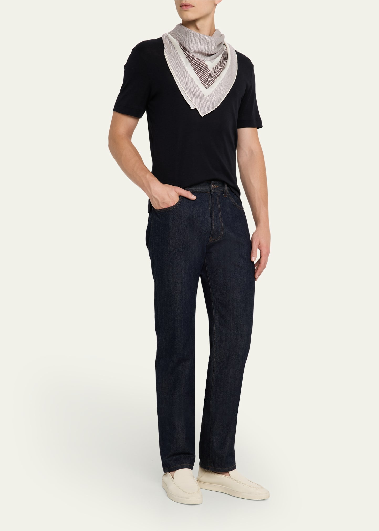 Men's Marea Silk and Linen Foulard - 2
