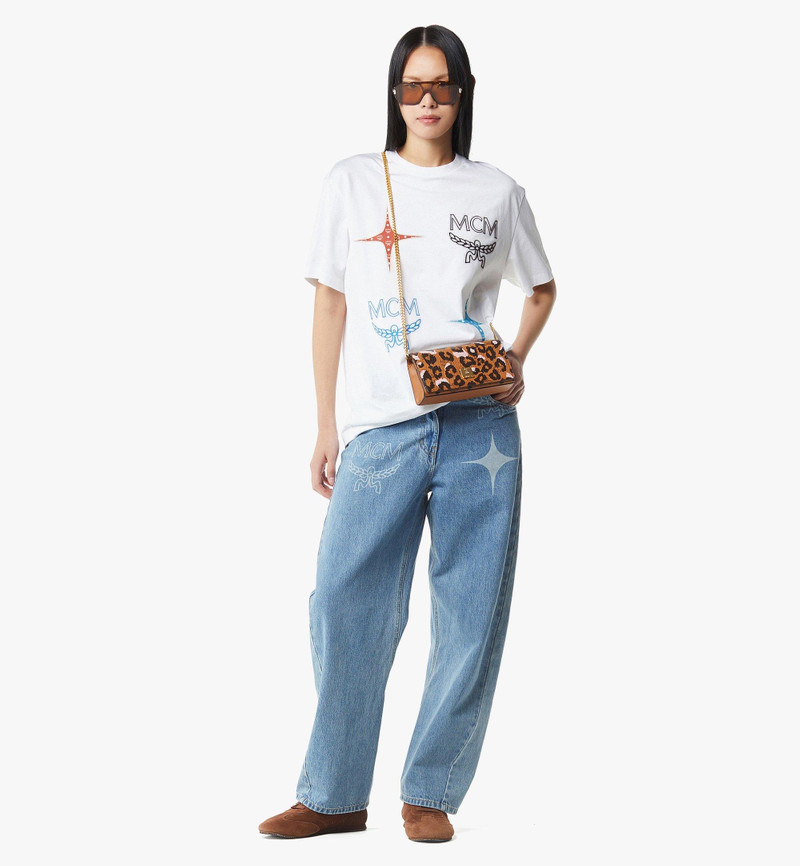 MCM Aren Chain Bag in Leopard Visetos outlook