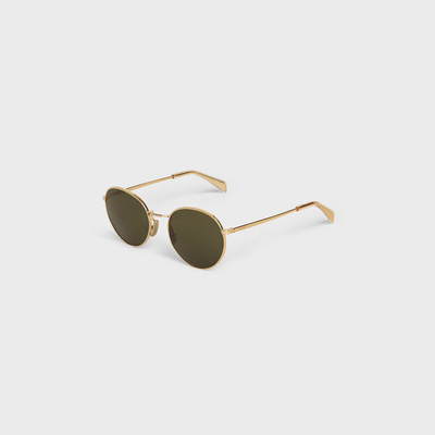 CELINE Metal Frame 06 Sunglasses in Metal with Mineral Glass Lenses outlook