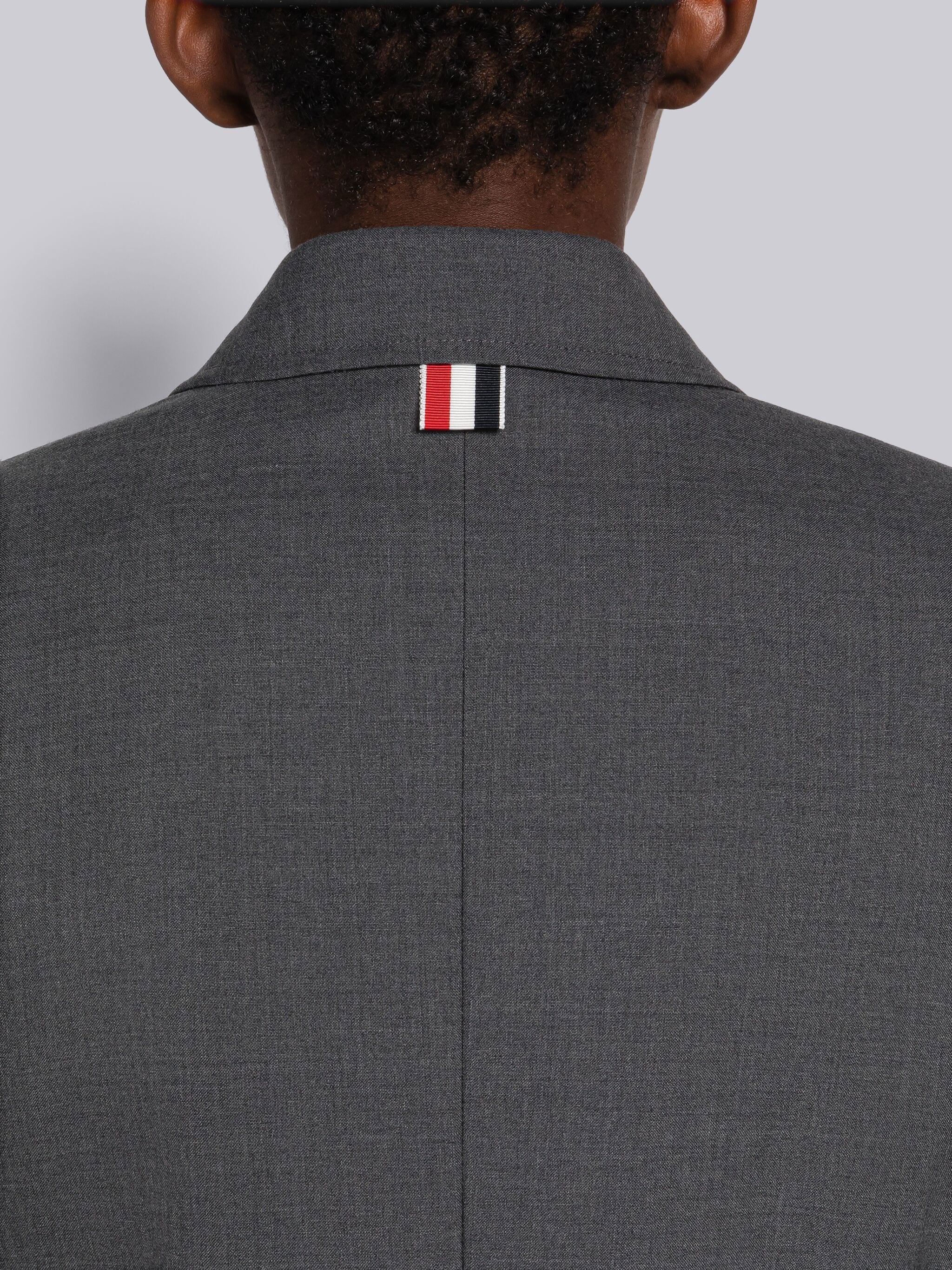 Plain Weave 4-Bar Chesterfield Overcoat - 5