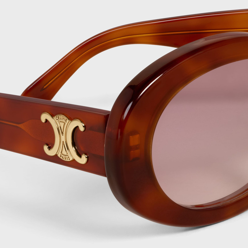 CELINE CL40194U Triomphe 01 sunglasses in Acetate outlook