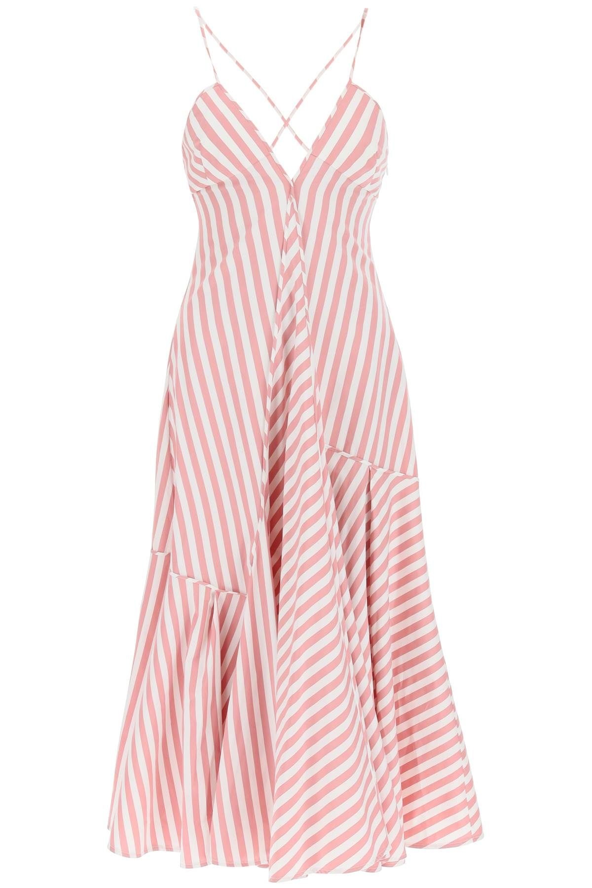 STRIPED COTTON DRESS - 1