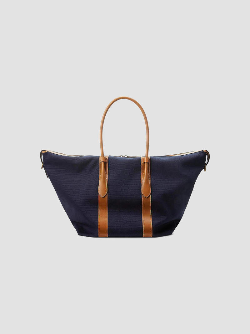 Women's Extra-Large Bellport Canvas Tote Bag - Navy 4