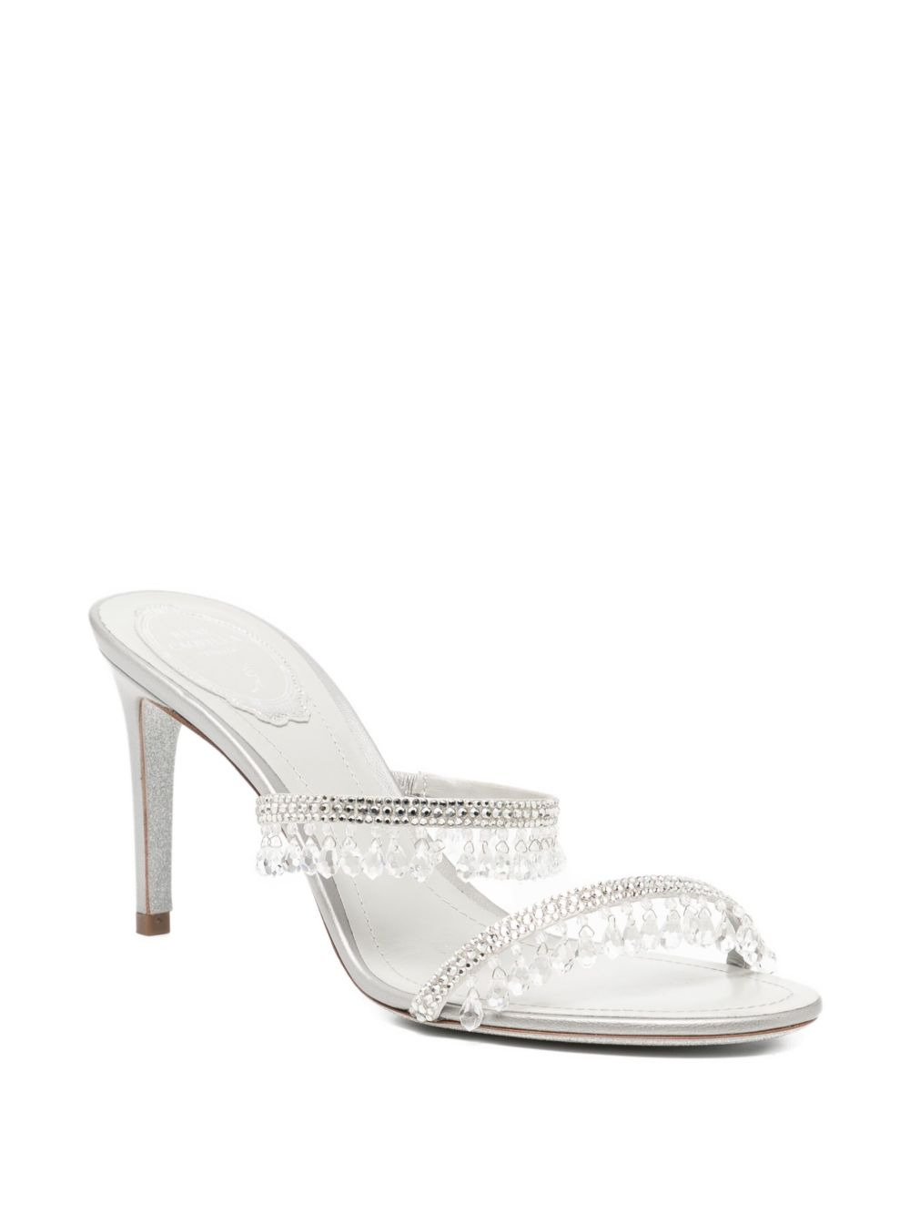 80mm chandelier pearl slider sandal - 2
