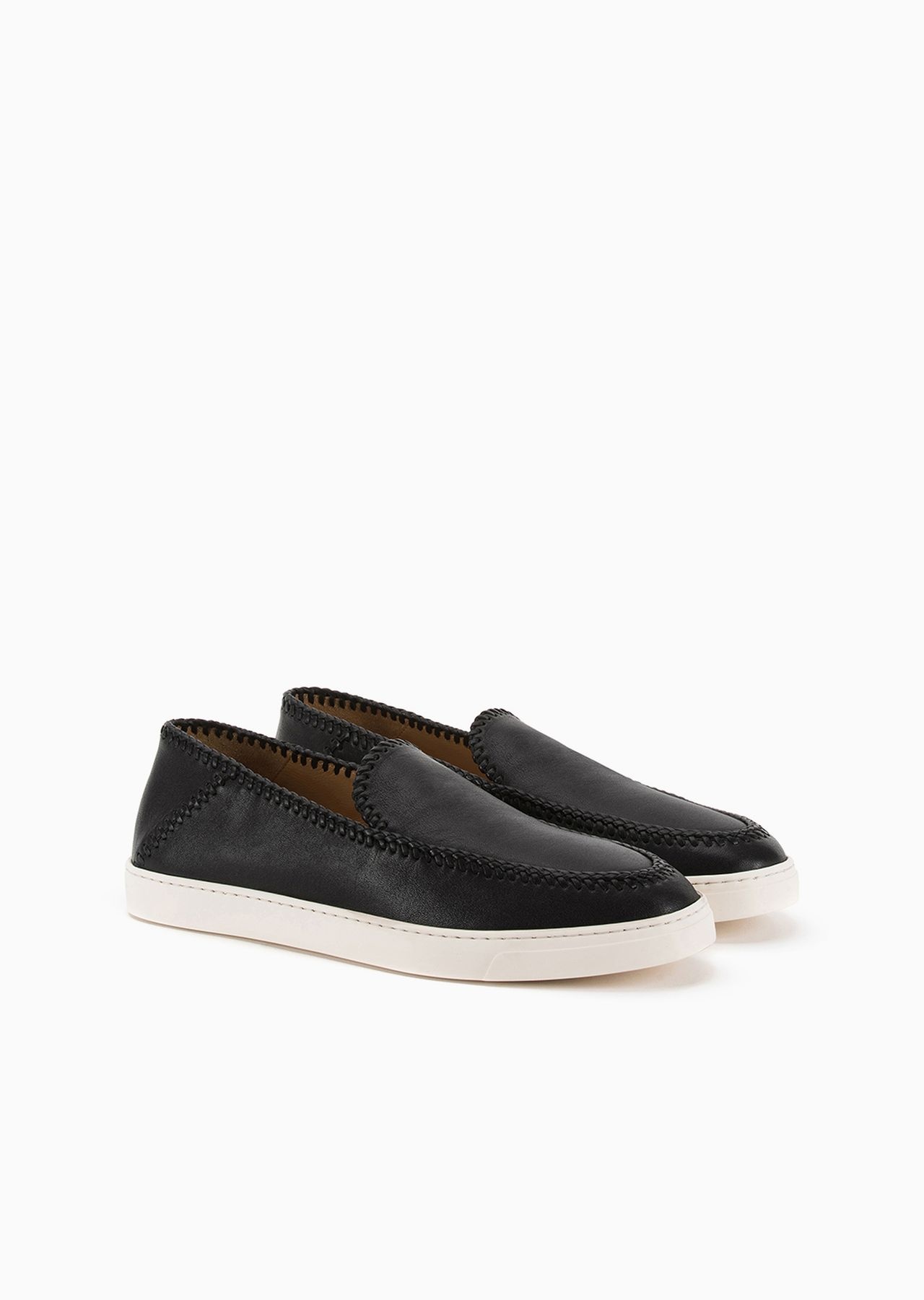 Galleria 3 nappa-leather slip-ons - 2