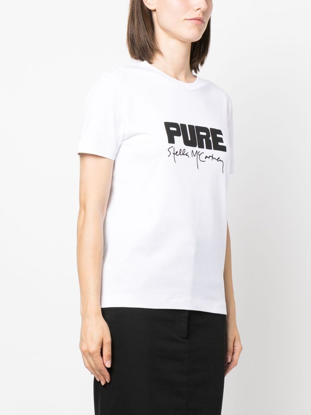 logo-print cotton T-shirt - 3