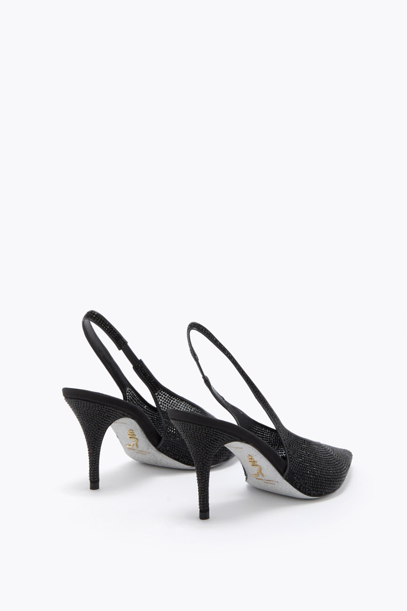 RENE CAOVILLA JINNY BLACK SLINGBACK 80 outlook