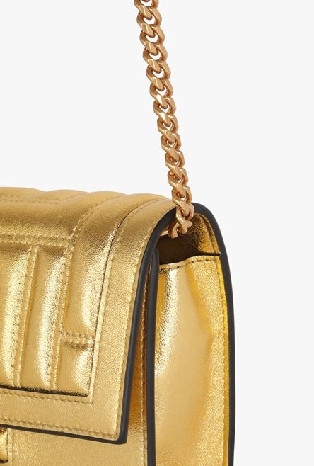 Mini-sized gold quilted leather 1945 bag - 8