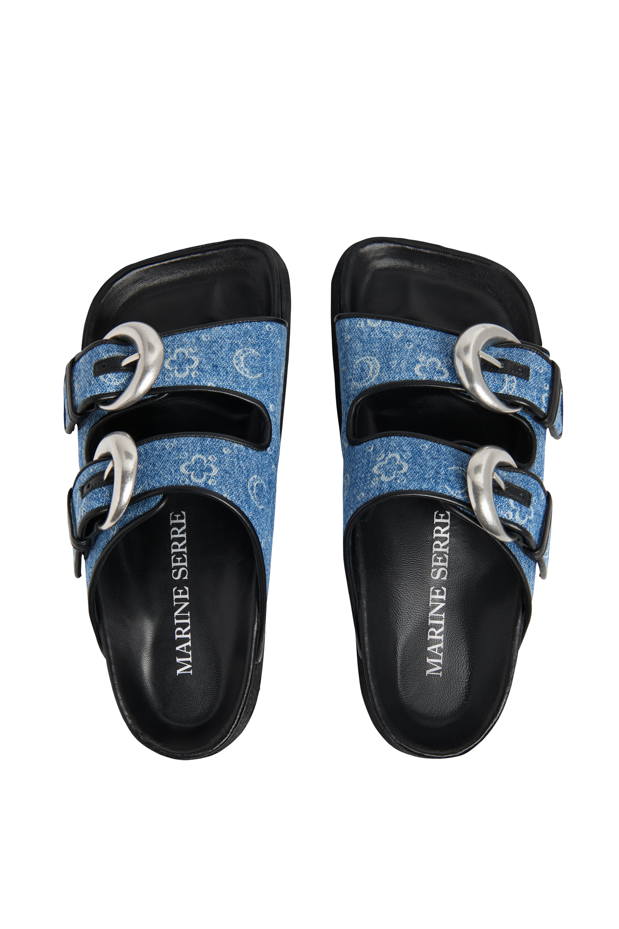 Denim Moonogram Sandal - 3